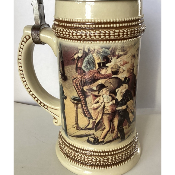 Paul Sebastian German Beer Stein Mug W/Lid 1999 Limited Edition Made in Germany - Picture 11 of 13